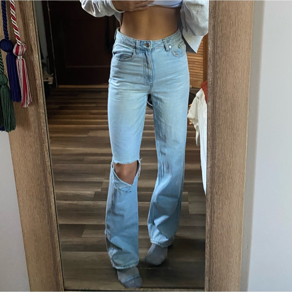 PacSun Light Blue 90s boyfriend jeans